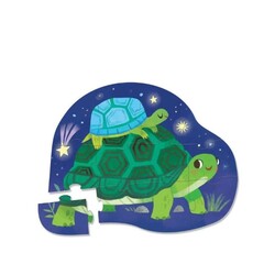 Crocodile Creek Mini Puzzle 12 Parça Kaplumbağalar - Thumbnail