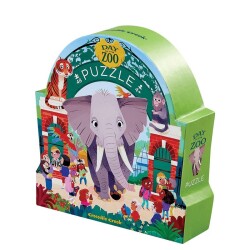 Crocodile Creek Müzede Bir Gün Puzzle Hayvanat Bahçesi 48 Parça - 2