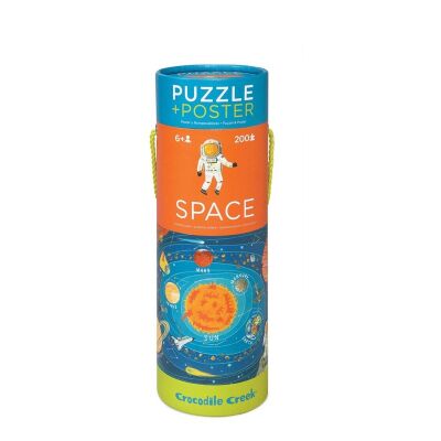Crocodile Creek Poster Puzzle Uzay 200 Parça - 2