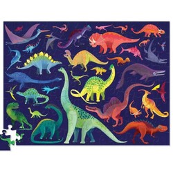 Crocodile Creek Puzzle 100 Parça Dinozor Dünyası - Thumbnail