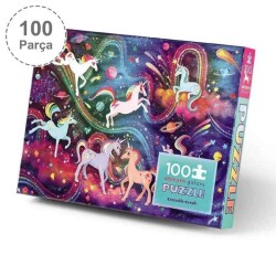 Crocodile Creek Puzzle 100 Parça Unicorn Galaksi - 3