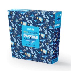 Crocodile Creek Puzzle 144 Parça Köpekbalığı Resifi - Crocodile Creek