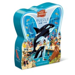 Crocodile Creek Puzzle 48 Parça Akvaryumda Bir Gün - Crocodile Creek