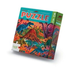 Crocodile Creek Puzzle 60 Parça Dinozorlar - Crocodile Creek