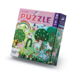 Crocodile Creek Puzzle 60 Parça Işıldayan Unicorn - Crocodile Creek