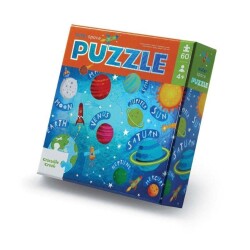 Crocodile Creek Puzzle 60 Parça Uzay - Crocodile Creek