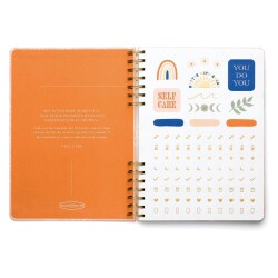 Designworks Ink Jumbo Boy Ayraçlı Spiral Defter Take Care 26X20,5 Cm. - 2