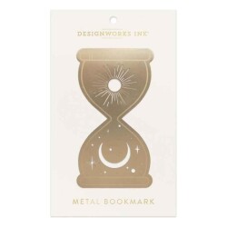 Designworks Ink Metal Bookmark Hourglass Metal Kitap Ayracı 14 Cm. - Designworks Ink