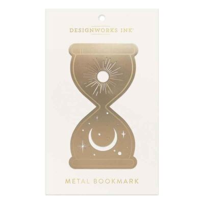 Designworks Ink Metal Bookmark Hourglass Metal Kitap Ayracı 14 Cm. - 1
