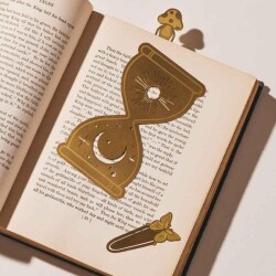 Designworks Ink Metal Bookmark Hourglass Metal Kitap Ayracı 14 Cm. - 2