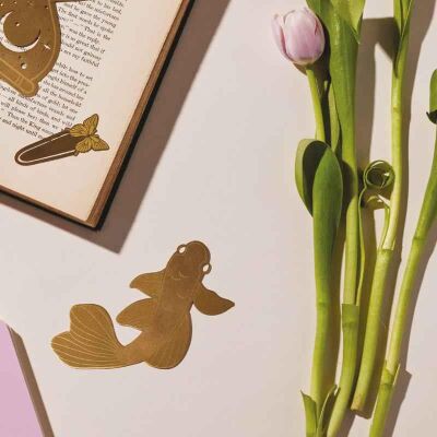 Designworks Ink Metal Bookmark Koi Fish Metal Kitap Ayracı 14 Cm. - 2