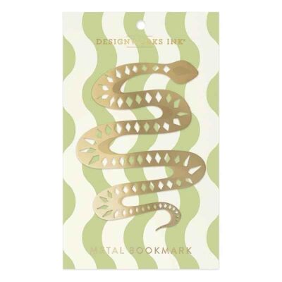 Designworks Ink Metal Bookmark Mister Slithers Metal Kitap Ayracı 14 Cm. - 1
