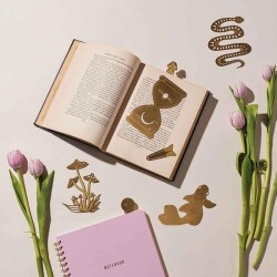 Designworks Ink Metal Bookmark Mushroom Metal Kitap Ayracı 14 Cm. - 4