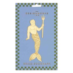 Designworks Ink Metal Bookmark Poiseidon - Metal Kitap Ayracı 14 Cm. - Designworks Ink