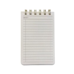 Designworks Ink Twin Wire Spiralli Kumaş Not Defteri Live By The Sun 14,9X8,9 Cm. - 2