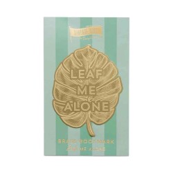 Designworks Ink Vintage Sass Metal Kitap Ayracı Leaf Me Alone 14 Cm. - Designworks Ink