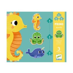 Dev Puzzle Deniz Canlıları 4-6-9 Parça - Thumbnail