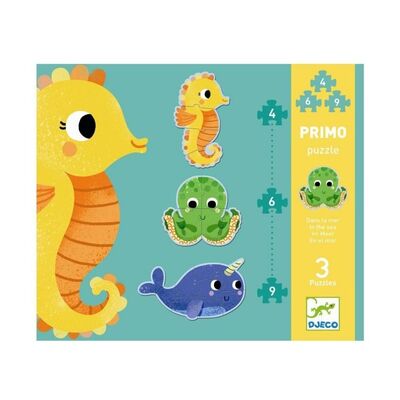 Dev Puzzle Deniz Canlıları 4-6-9 Parça