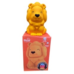 Dhink Silikon Gece Lambası Aslan Sarı - Dhink