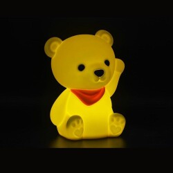 Dhink Silikon Gece Lambası Ayıcık Sarı - 4