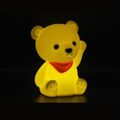 Dhink Silikon Gece Lambası Ayıcık Sarı - 4