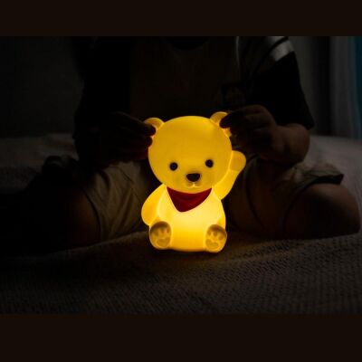 Dhink Silikon Gece Lambası Ayıcık Sarı - 6