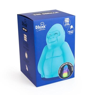 Dhink Silikon Gece Lambası Goril Max Mavi