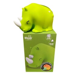 Dhink Silikon Gece Lambası Rhino Scott Yeşil - Dhink