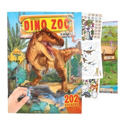 Dino World Dinozor Çıkartma Defteri - Depeche