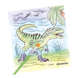 Dino World Sulu Boyama Defteri - 2