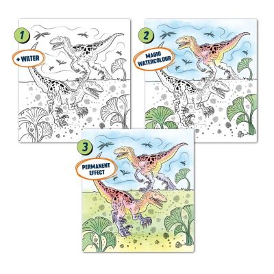 Dino World Sulu Boyama Defteri - 3