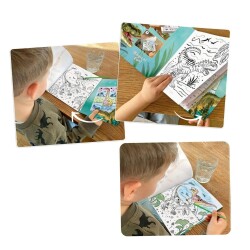 Dino World Sulu Boyama Defteri - 4