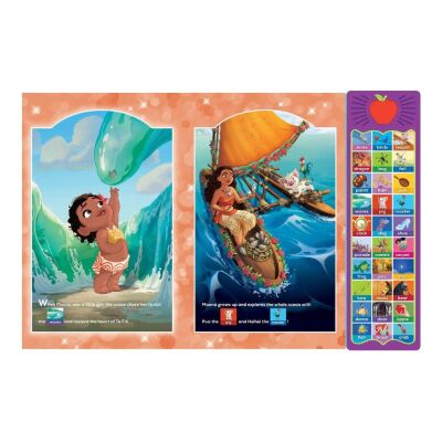 Disney Princess Cinderella Moana Rapunzel First Words Soud Book Sesli Kitap - 3