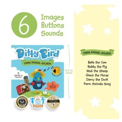 Ditty Bird Farm Animal Sounds Sesli Kitap - 2