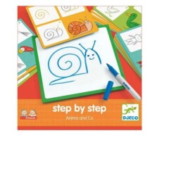 Djeco Adım Adım Çizim Kartları Animo 4 ve 7 Yaş Arası - Djeco