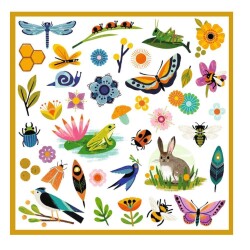 Djeco Çıkartmalar Bahçe - 3