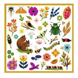 Djeco Çıkartmalar Bahçe - 4