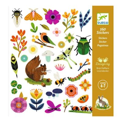 Djeco Çıkartmalar Bahçe - 1