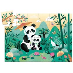 Djeco Dekoratif Puzzle 24 Parça Leo The Panda - Thumbnail