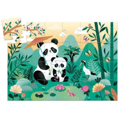 Djeco Dekoratif Puzzle 24 Parça Leo The Panda