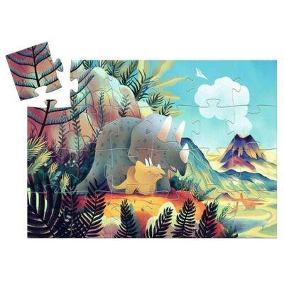 Djeco Dekoratif Puzzle 24 Parça Teo The Dinosaur