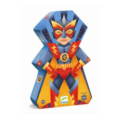 Djeco Dekoratif Puzzle 36 Parça Laser Boy - 1