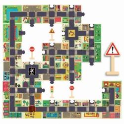 Djeco Dev Puzzle 24 Parça The City - Djeco