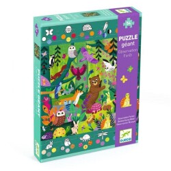 Djeco Dev Puzzle 54 Parça Observation Forest - Djeco