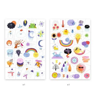 Djeco Dövme Weather Emojis - 2