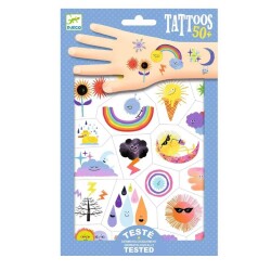Djeco Dövme Weather Emojis - Djeco