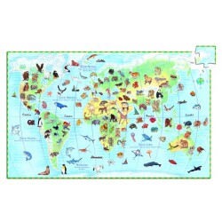 Djeco Dünya Puzzle 100 Parça - Djeco