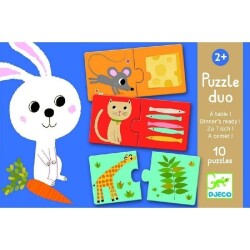 Djeco İkili Puzzle Duo Dinner - Djeco