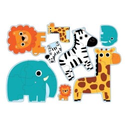 Djeco İlerleyen Puzzle InThe Jungle - 2