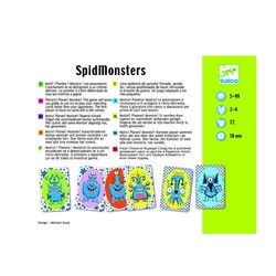 Djeco Kart Oyunu Spidmonster Renk Ve Eşleme - Thumbnail